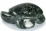 Carved Green Actinolite Turtle - California #309059-1